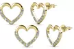 1, 2 of 3 paar oorbellen in hart-vorm in kleur naar keuze - Image 6
