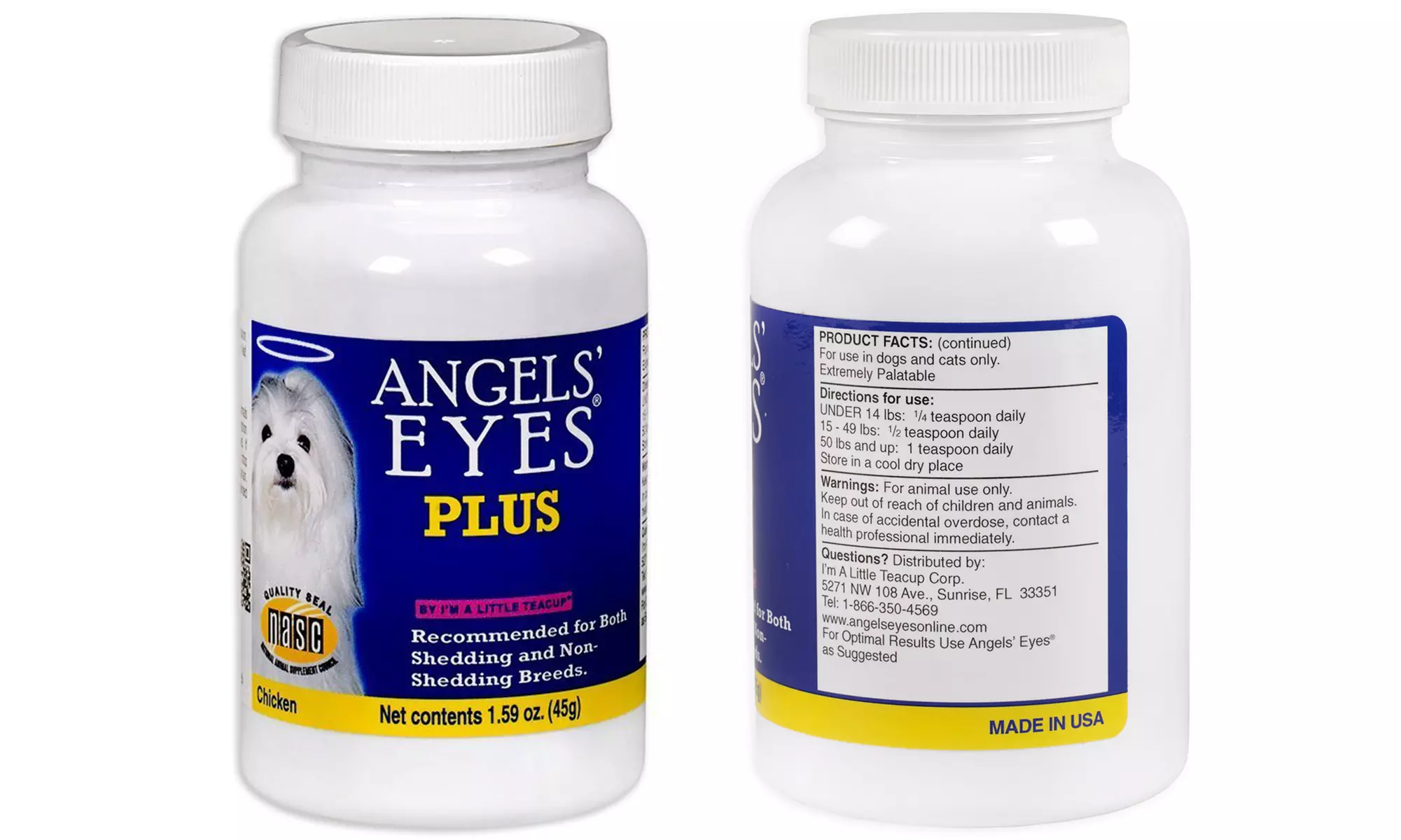 Angel Eyes Plus All-Natural Tear-Stain Remover (45g or 75g) - Second Medium