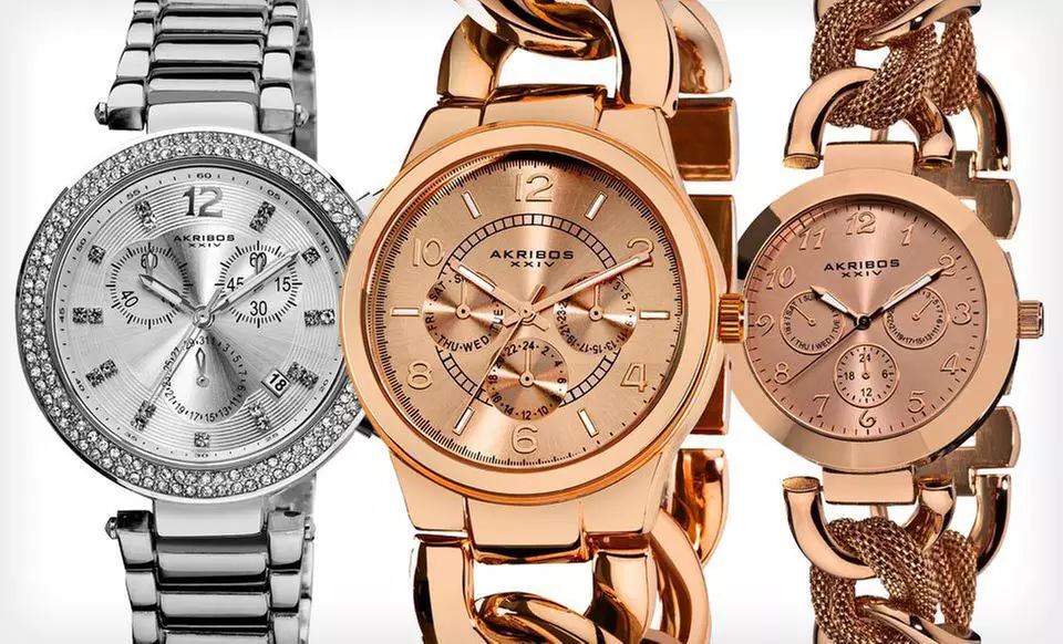 Akribos XXIV Women's Watches (Up to 89% Off). 12 Styles Available. Free Shipping and Free Returns. - Primary Image