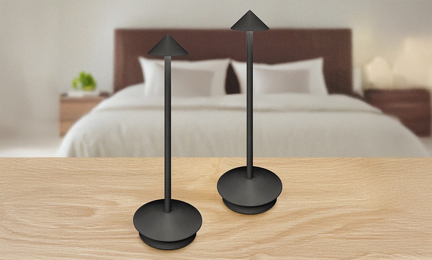 Image 8: Set van 2 led tafellampen collectie