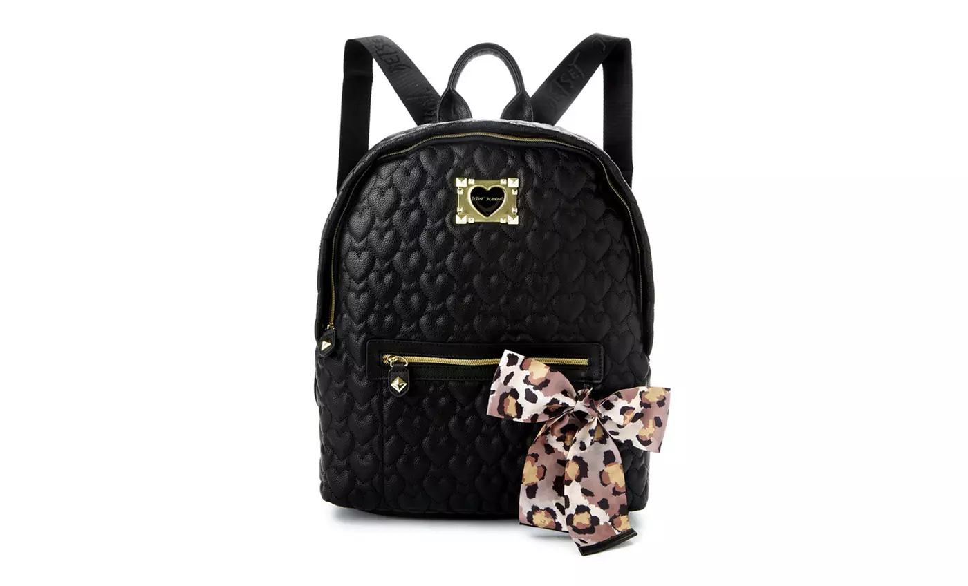 Betsey Johnson Quilted Backpack Groupon Goods