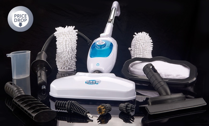 Image 1: Steam Mop With 12 Accessories