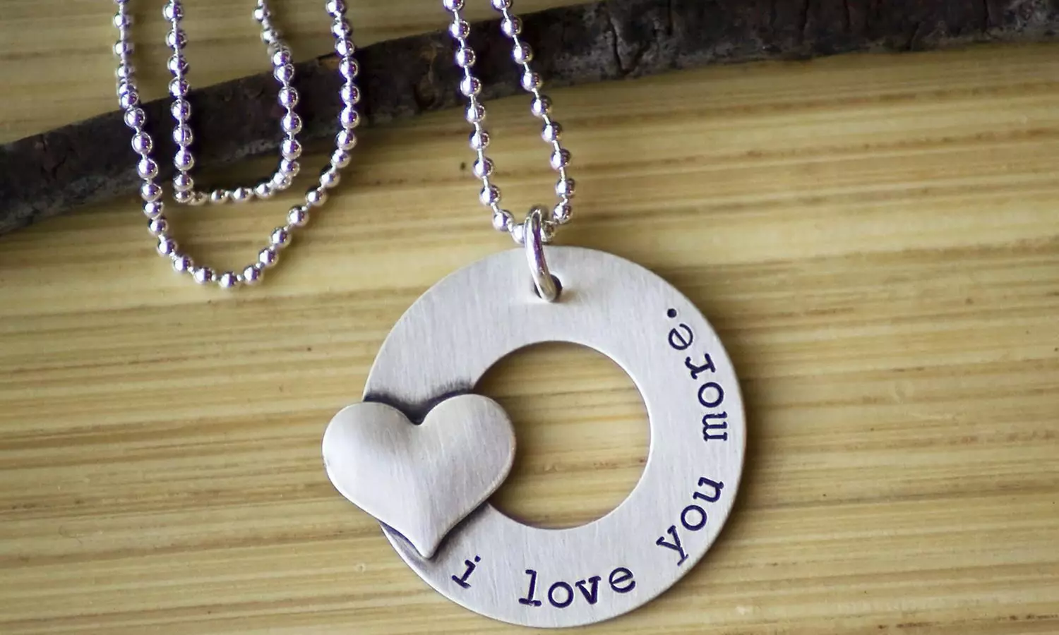 'I Love You More' Necklace - Primary Image