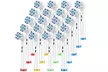 20 Pcs Replacement Toothbrush Heads Professional Brush Heads(Oral B Compatible)  - Second Medium