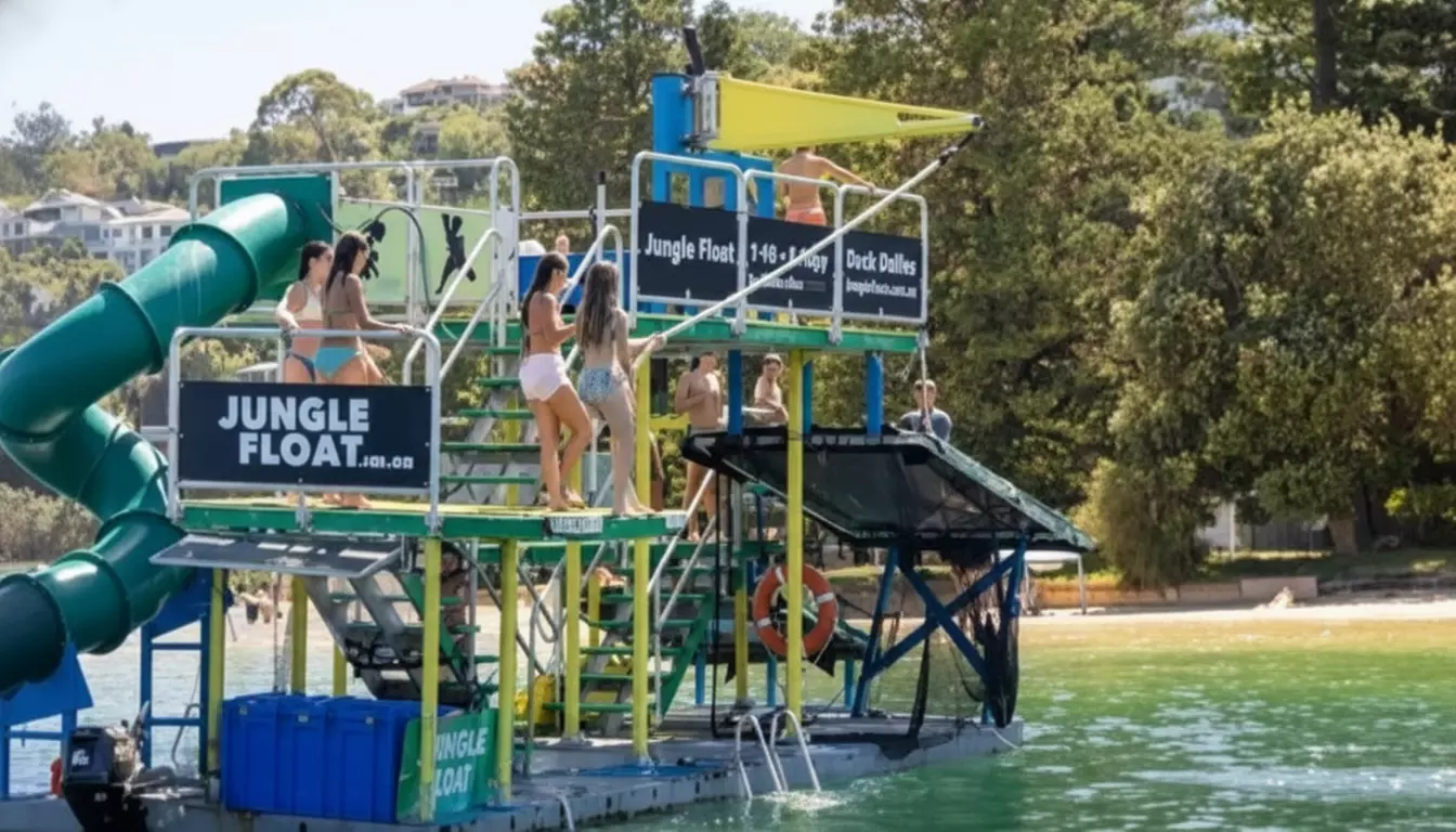Sydney's Ultimate Floating Playground: Jungle Float Adventure