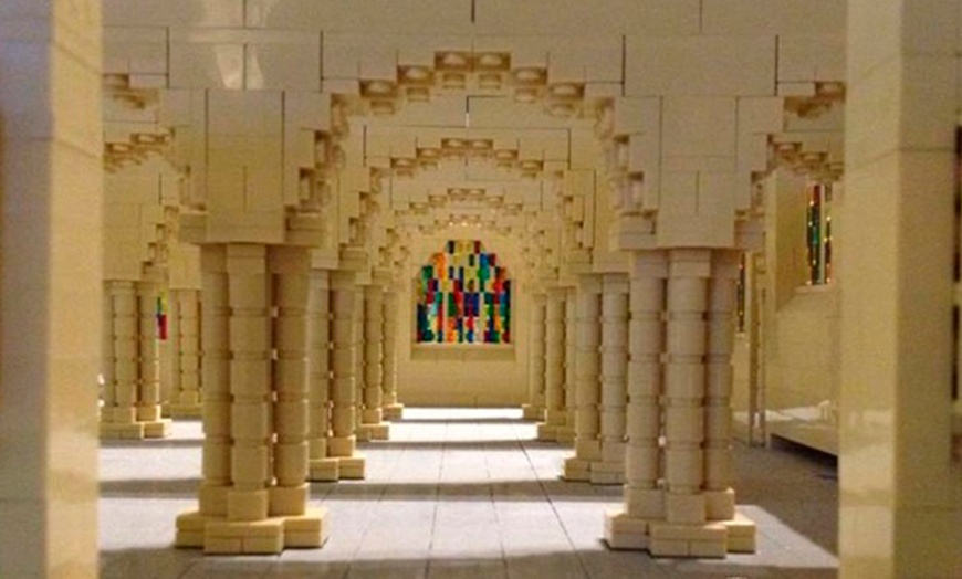 Image 1: Durham Cathedral in LEGO