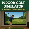 Image 1: One- or Two-Hour Indoor Golf Simulator Hire for Two to Four Players