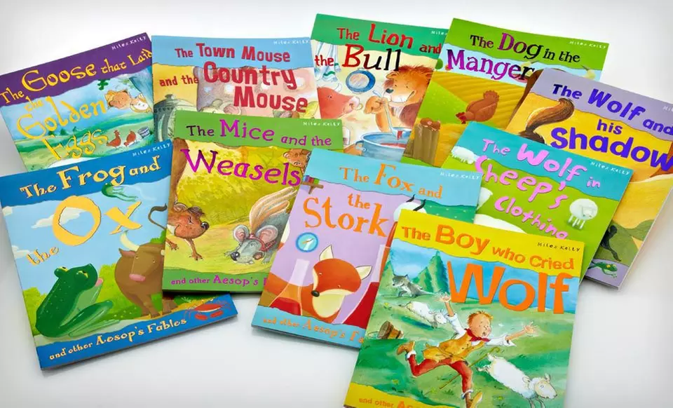 $21 for an "Aesop's Fables" 10-Book Set ($89.50 List Price). Free Shipping. - Primary Image