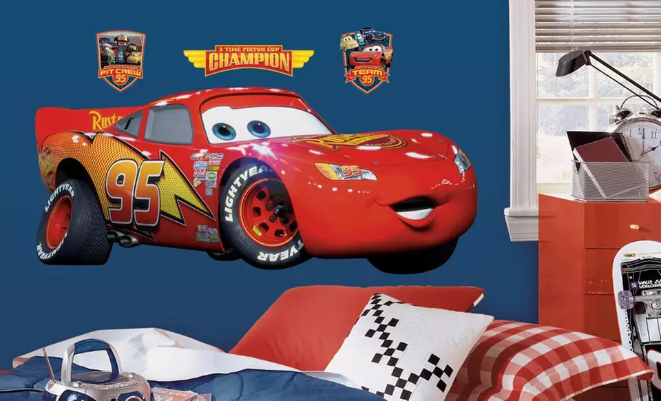 "Cars" and "Cars 2" Peel & Stick Wall Decals. Multiple Options Available. - Primary Image