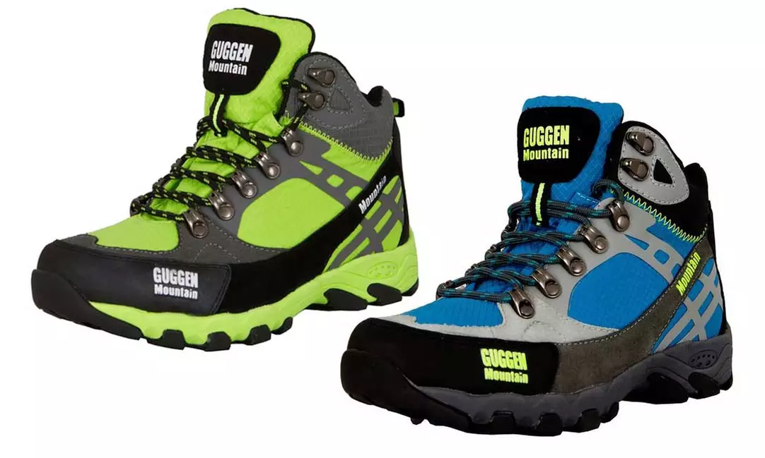 Guggen Mountain Wanderschuhe für Damen in Grün oder Blau - Primary Image