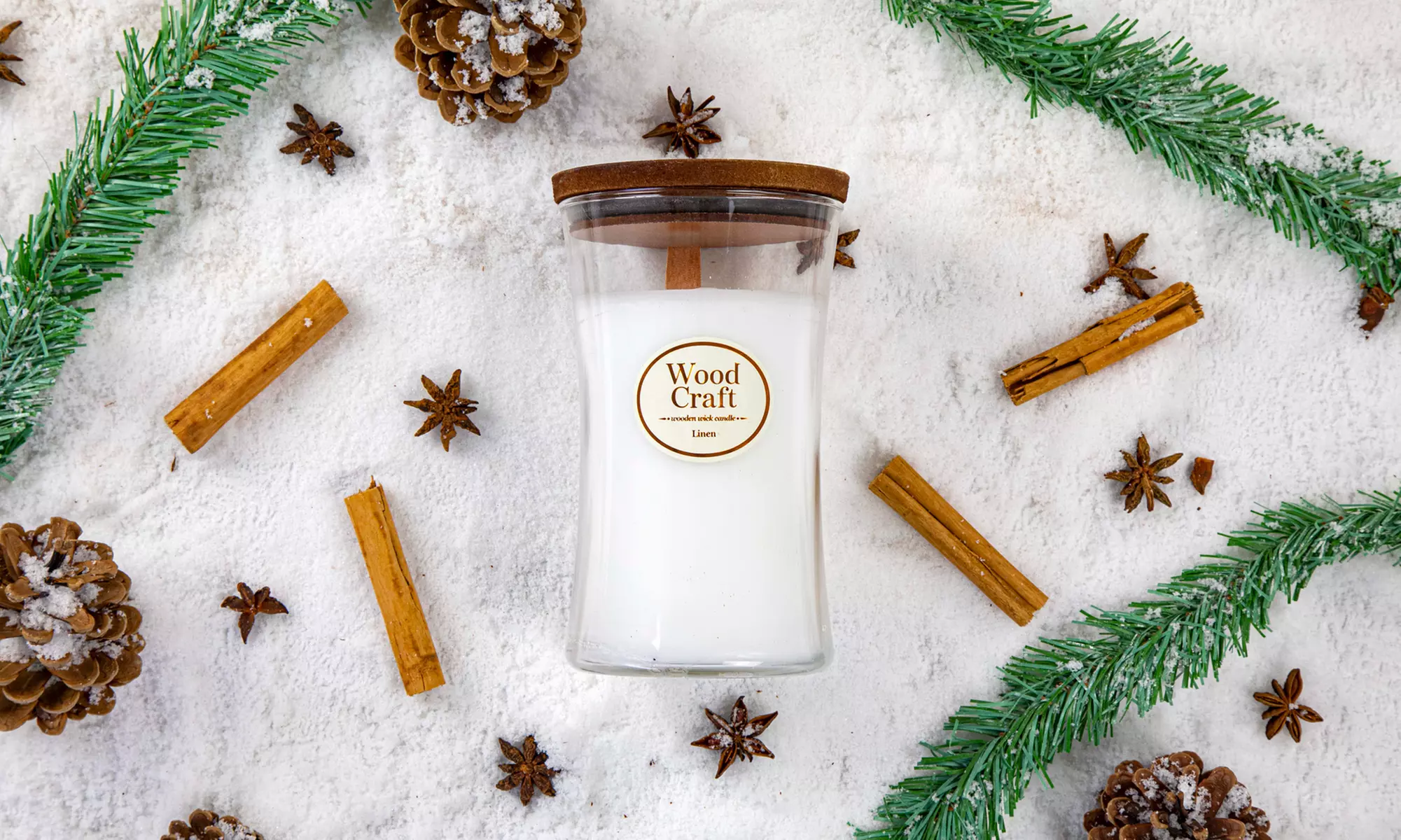 1, 2 ou 4 bougies sablier avec couvercle en bois - Primary Image