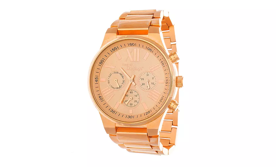 Via Nova Women's Stainless Steel Bracelet Watch - Second Medium