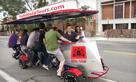 Pedal Pub Tour for Two or Four or Private Pedal Pub Party from Big Red Pedal Tours (Half Off). Five Options Available. - Primary Image