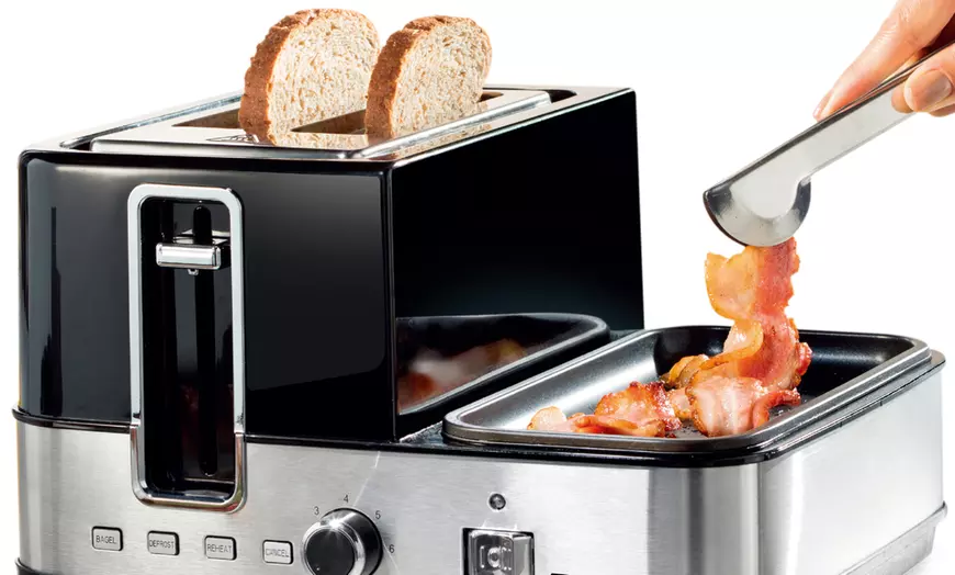 Image 8: TODO 1400W Breakfast Master Toaster Egg Cooker Grill