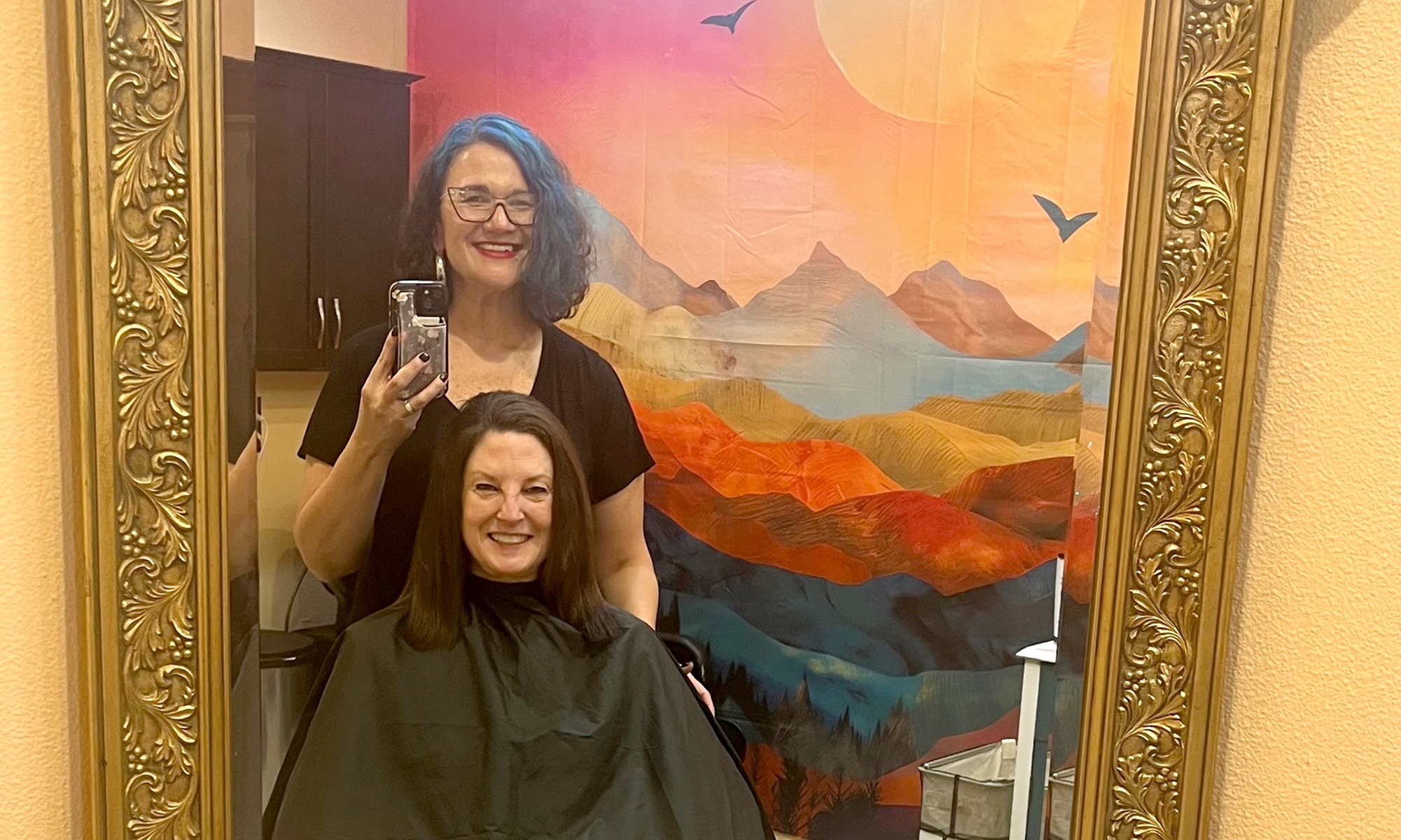 Haircut, Condition & Blow-Dry with Color or Highlight Options