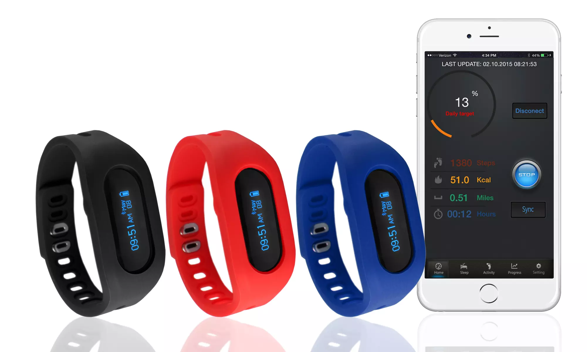 TKO Orlogi Fitness Tracker Watch - Primary Image