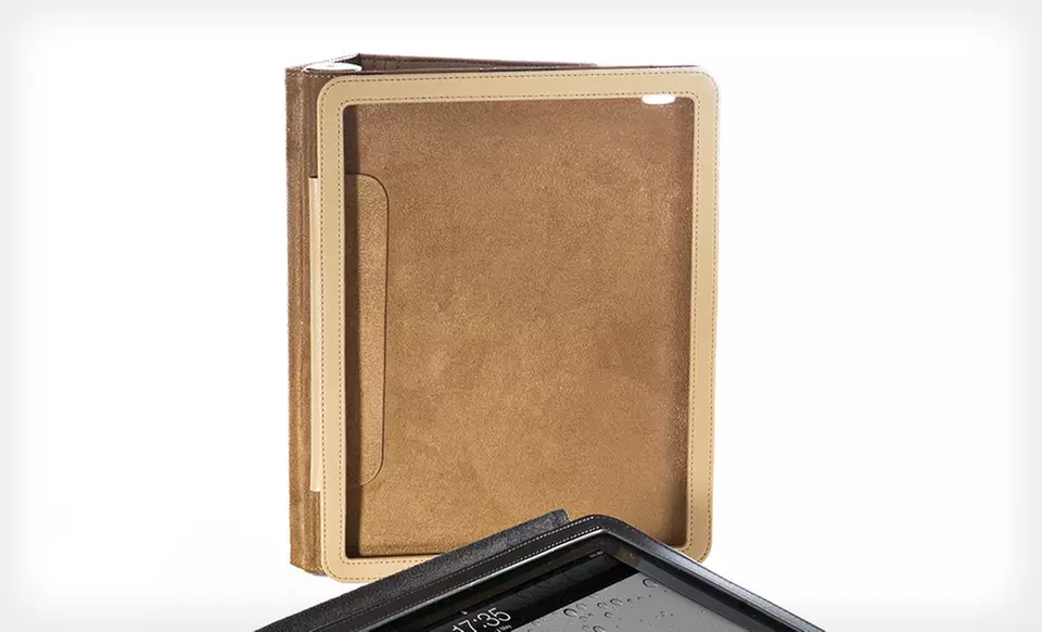 $49 for a Veho Pebble Folio and Battery for iPad in Black or Tan ($149.95 List Price). Free Shipping and Free Returns. - Second Medium