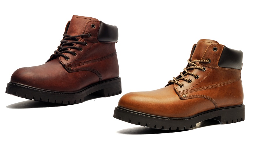 Image 1: Oaktrak Baxter Men's Leather Boots