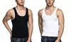 Mens Slimming Body Shaper Vest Shirt Tummy Vest Thermal Compression Tank Top