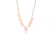 Ladies Stainless Steel Faith, Believe, And Cross Necklace - Second Medium