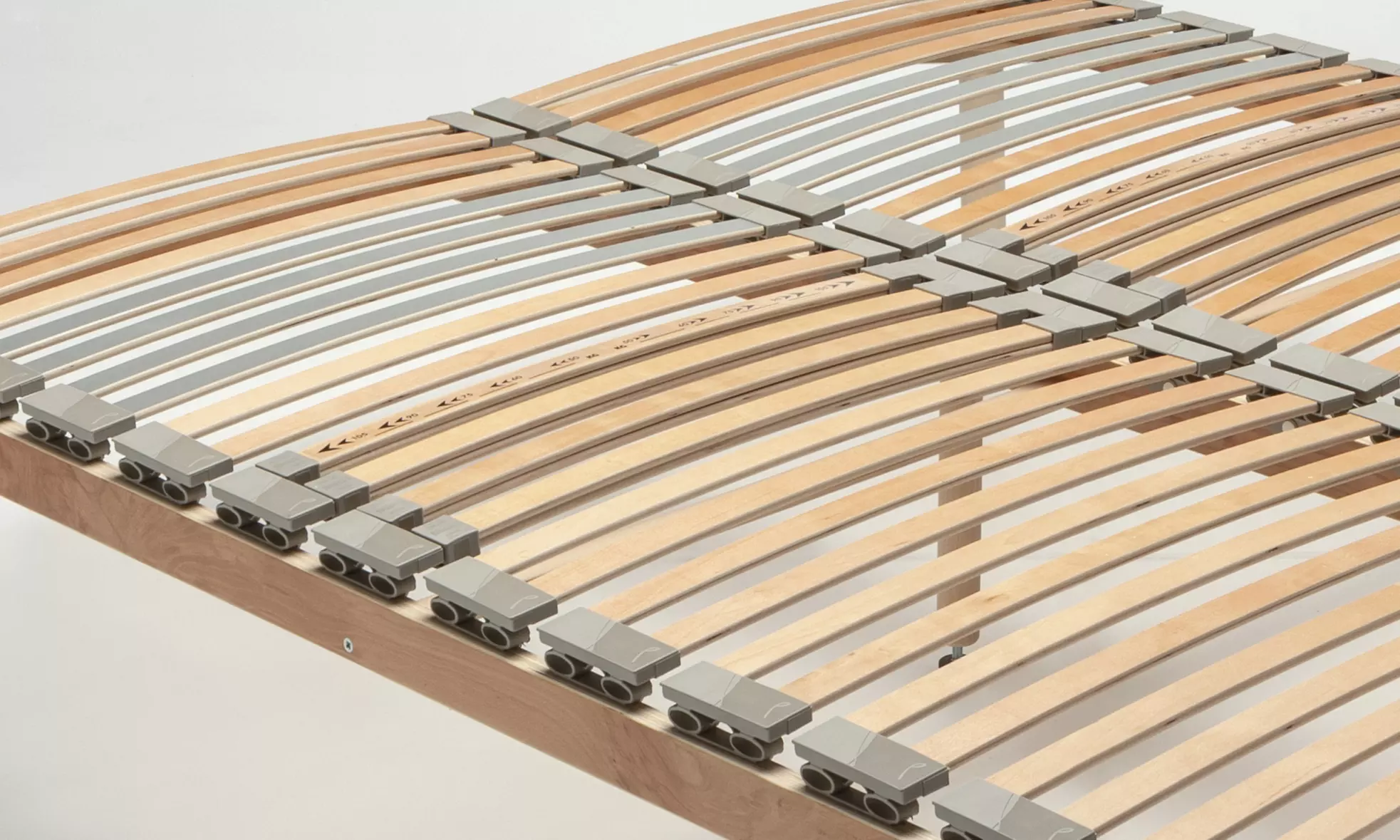 Rete ortopedica fissa in faggio naturale resinato di Mentor