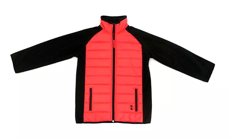IZOD Kids' Lightweight Fleece/Puffer Jacket from $12.00-$13.00 - Second Medium