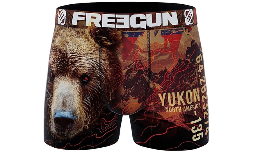 Image 4: Lot de 4 boxers Freegun imprimé animal