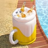 Image 1: Outdoor Portable Inflatable Beer Cooler 