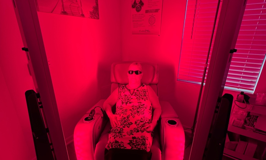 Image 1: One, Four, or Eight Infrared Therapy Sessions