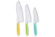 Tovla Jr. 3-Piece Nylon Kitchen Baking Knife Set for Kids in 3 Sizes & Colors - Second Medium