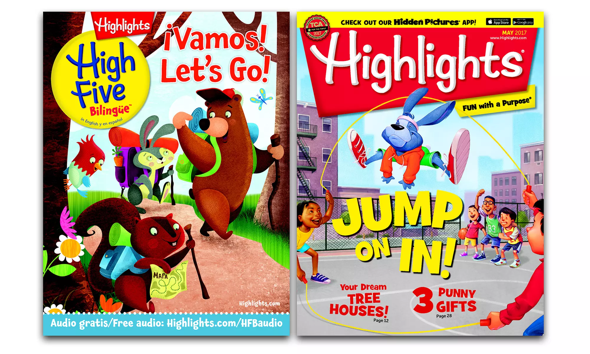 Highlights, High Five, High Five Bilingue, or Hello Magazine Subscription (1-Year, 12-Issues, Up to 25% Off) - Primary Image