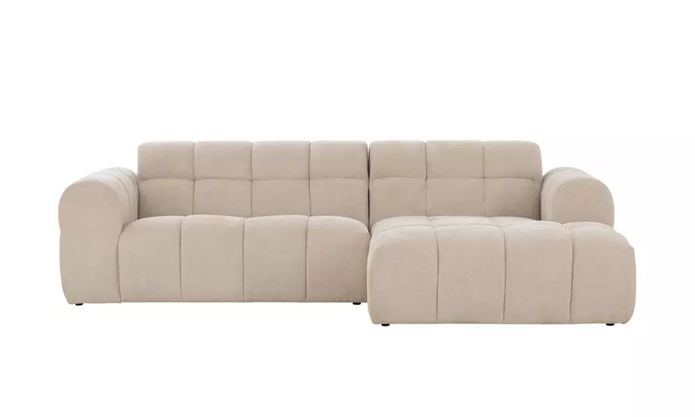 Canapé d'angle 3 places nuage en velours