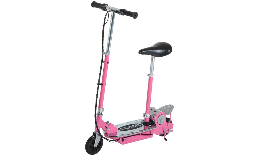 Image 9: HomCom 120W Foldable E-Scooter for Teens