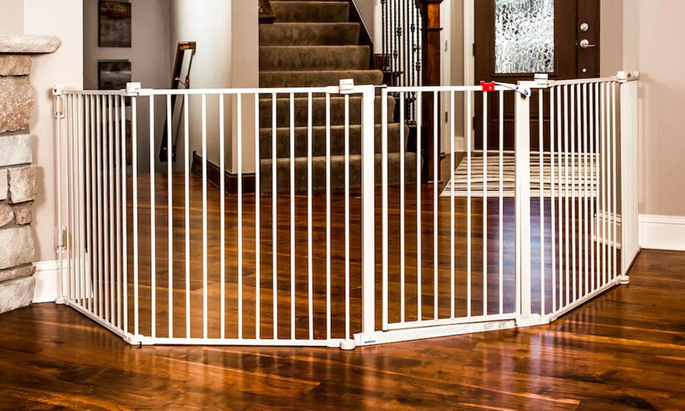 Superwide Five-Panel Baby Gate - Primary Image