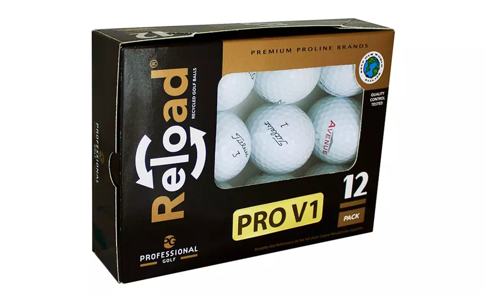 12-Pack of Premium Recycled Titleist Pro V1 Golf Balls - Primary Image