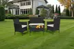 Four Seater Outdoor Garden Rattan Furniture Set - Image 2