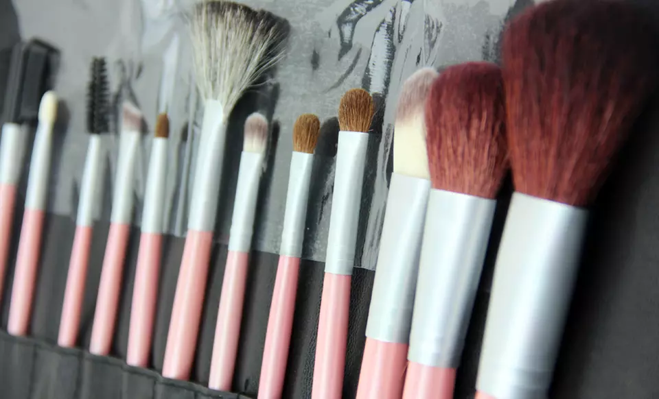 Beaute Basics 12-Piece Makeup Brush Set - Second Medium