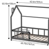 Image 5: Pine Wood Children House Bed Frame