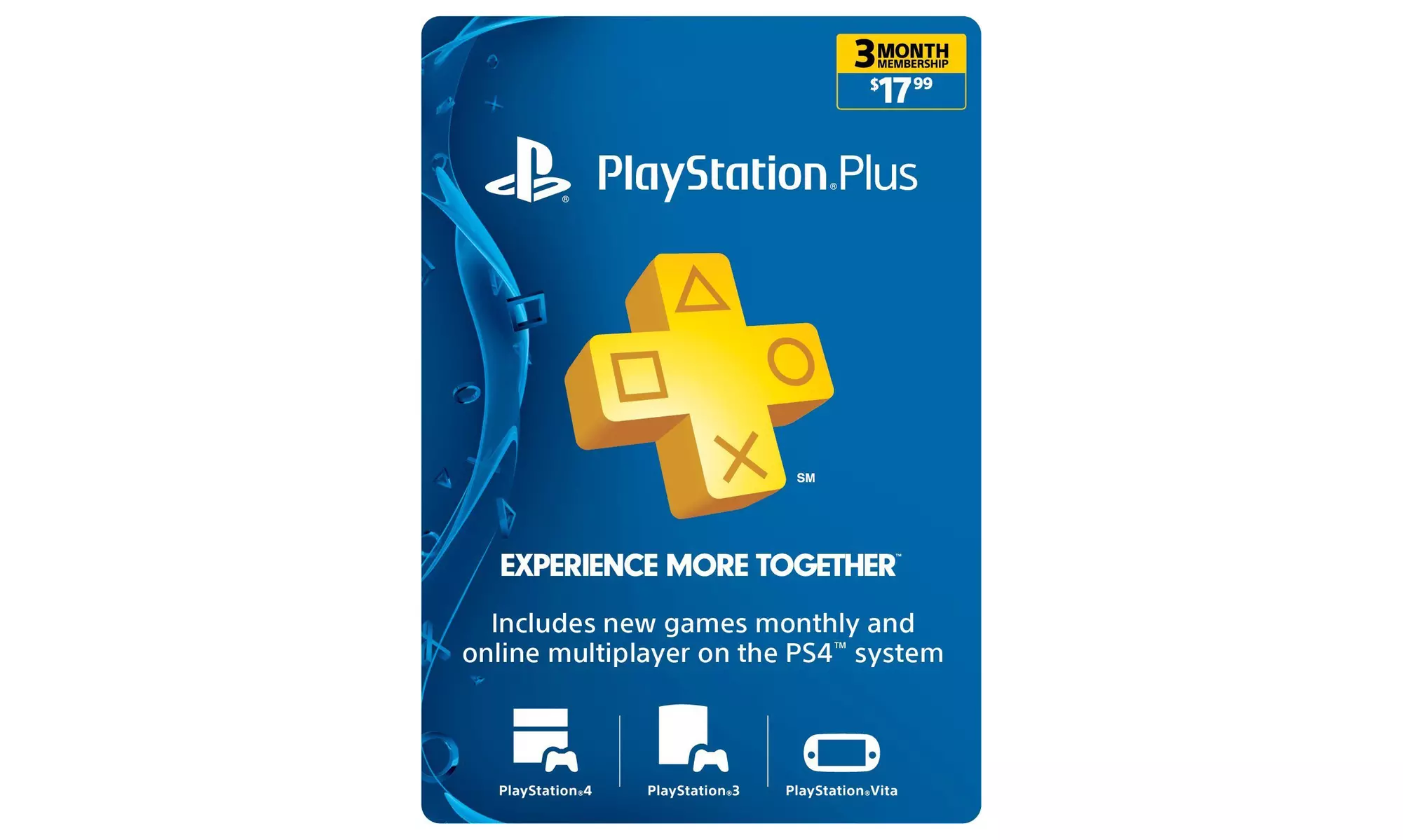 3-Month PlayStation Plus Membership - Primary Image