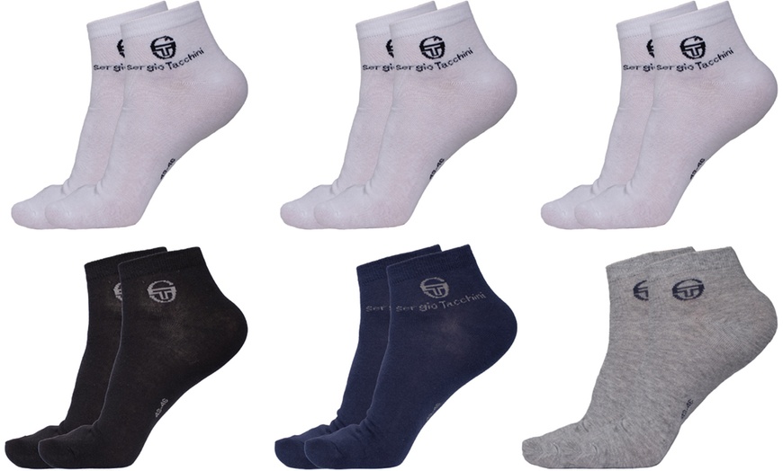 Image 3: 6 o 12 calzini corti alla caviglia Sergio Tacchini