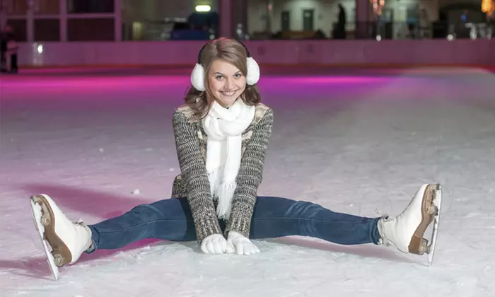 Ice Skating with Skate Rental and Hot Cocoa for Two or Four at Milford Ice Pavilion (Up to 48% Off) - Primary Image