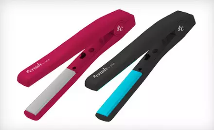 $12 for a Crush Mini Flatiron in Black, Raspberry, Silver, or White ($30 List Price) - Primary Image