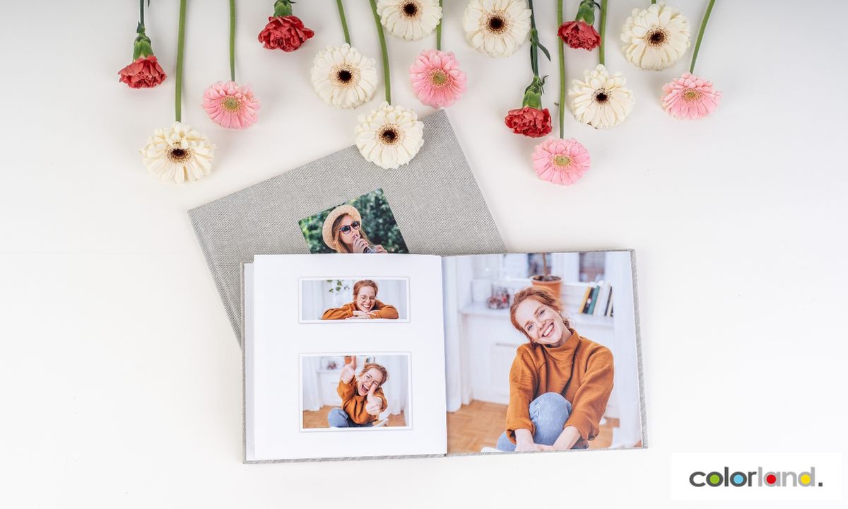 Livre photo premium carré avec Colorland