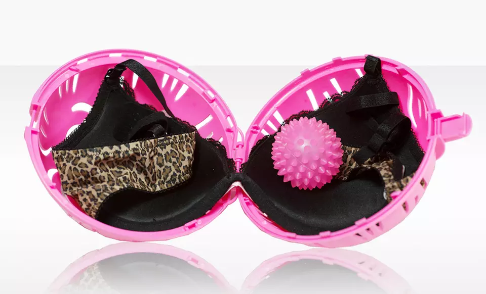 2-Pack of Bra Maid Delicates Cleaning Kits with 2 Bra Balls and 2 Laundry Bags. - Second Medium