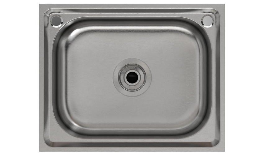 Image 5: Commercial Grade Stainless Steel Sink with Shelf Storage