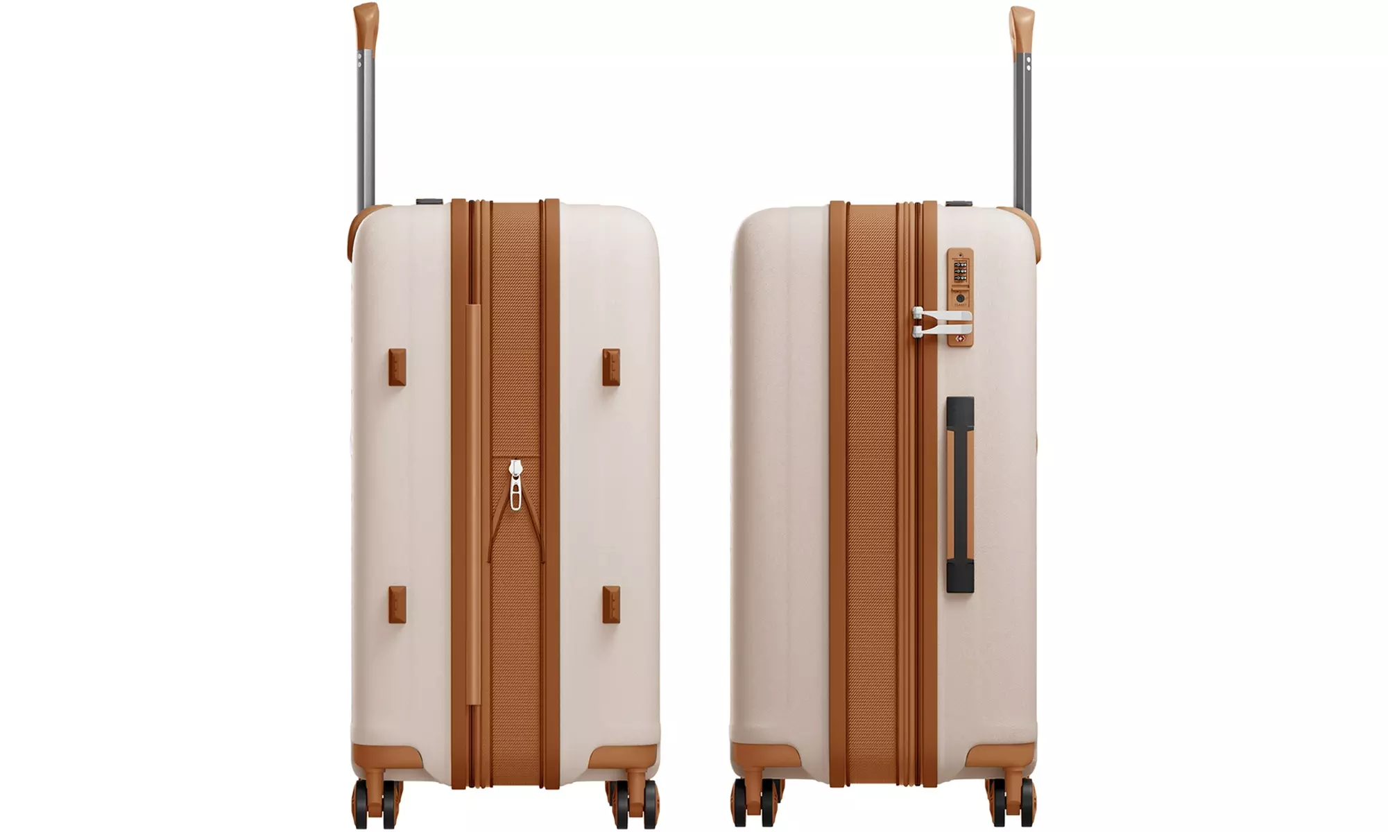 1 / 3x KONO Hartschalen-Reisekoffer mit TSA-Schloss