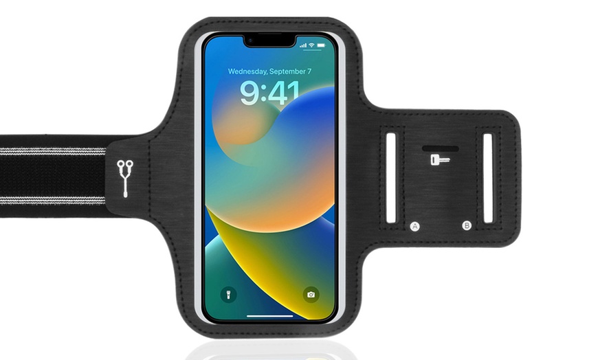 Image 4: Sport Armband Phone Holder with Adjustable Strap: 1 Pcs; FREE SHIPPING