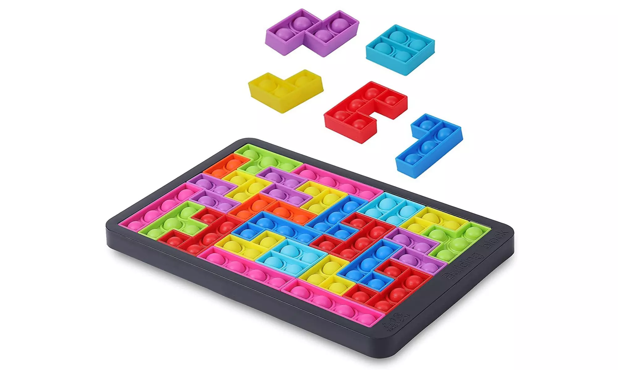 27pc Jigsaw Puzzle Game Pop Push It Bubble Sensory Fidget Toys 