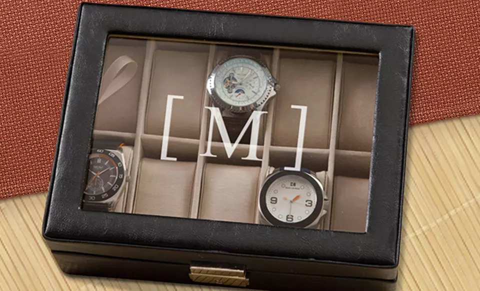 Monogram Online Personalized Men's Watch Case - Primary Image