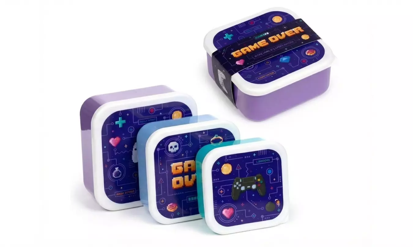 Game Over Stacking Lunch Box Set